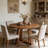 47.2" Solid Wood Round Dining Table