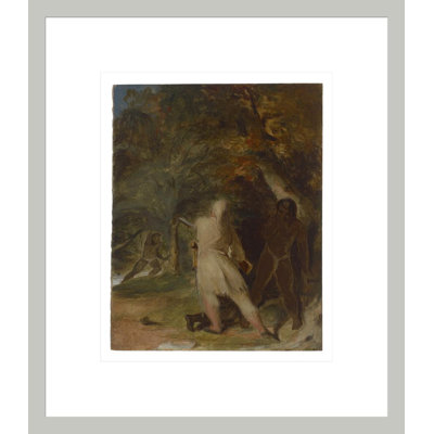 «Sauver la vie de vendredi» par Thomas Sully, impression giclée encadrée