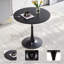 Kingsley Round Metal Base Dining Table-1645006004