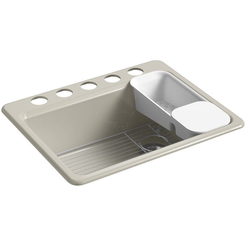 Riverby 27"L x 22"W Kitchen Sink, Sandbar