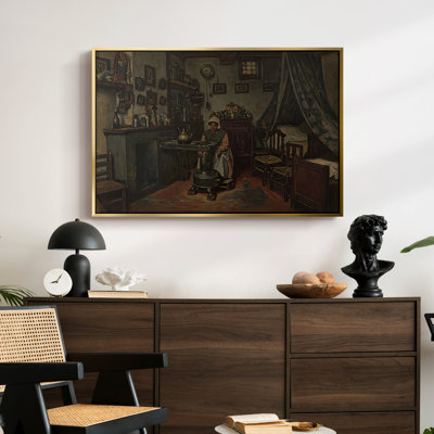 Intérieur, c. 1865-1870 - Henri De Braekeleer - Toile tendue avec châssis