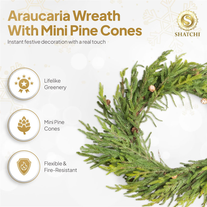 Polyethylene Wreath, 70 (cm) x 70 (cm)