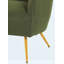 Fauteuil d'appoint en velours côtelé-644719273