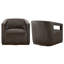 Chaise d'appoint pivotante rembourrée-1063911251