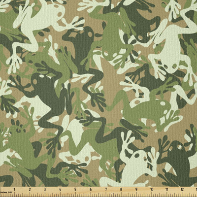 Declin Skull Camouflage Various Frog Multi-Purpose Fabric