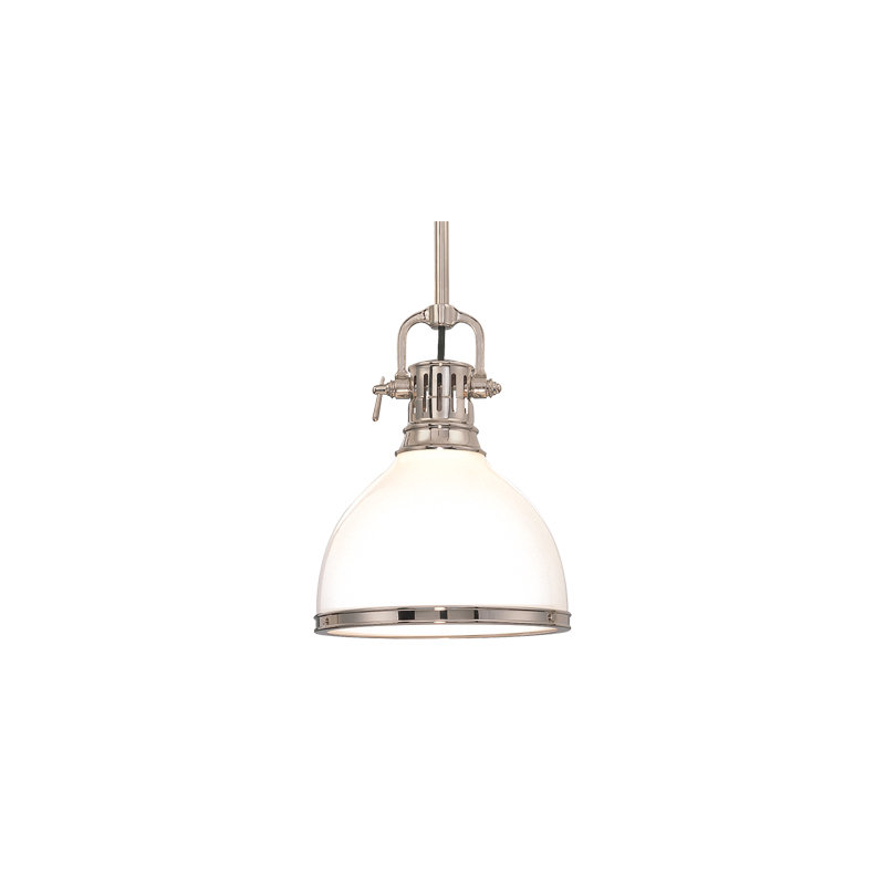 Randolph 1 - Light Pendant, Polished Nickel, 10"