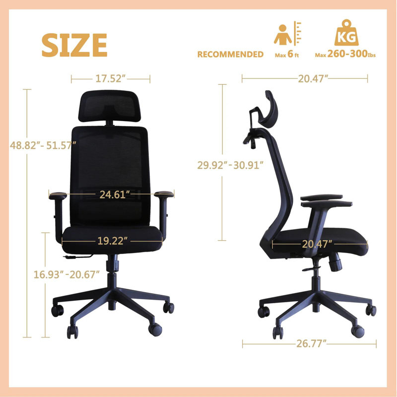 Task Chair with Headrest