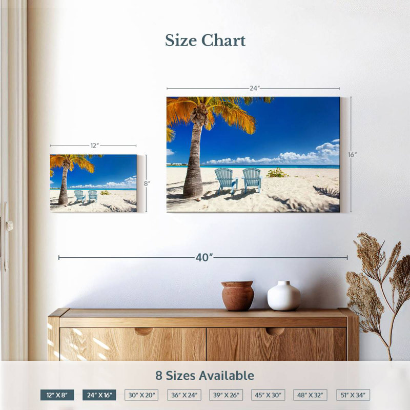 Gillard Anguilla Island Tropical Gillard, 16" H x 24" W