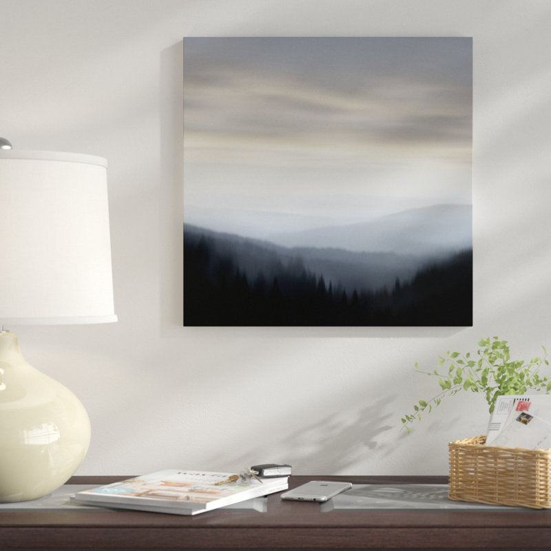 «Mountain Vista I» par Madeline Clark - impression sur toile, H 48 po x l 48 po x P 1,5 po, Pas de tapis