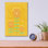 Art mural en verre épique «I'm So Happy Exist» par Club Daydream, 12 po x 16 po