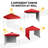10x10ft Pop-Up Canopy Tent with UV Protection & Waterproof, Complete Setup Kit, Commercial-Grade Steel Frame-112709748