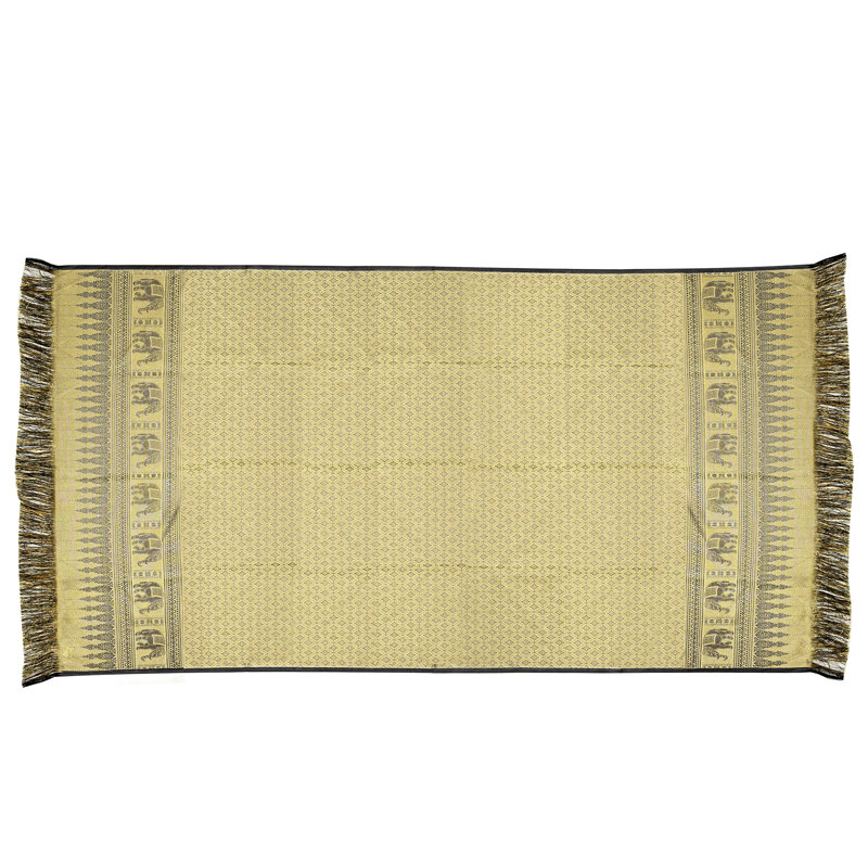Nappe en soie à imprimé animal, Argent