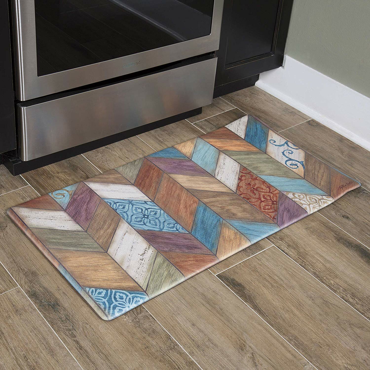 Symple Stuff Matty Memory Foam Anti-Fatigue Non-Skid Kitchen Mat