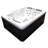 Home And Garden Spas 220 Volt 3 Person 38 - Jet Acrylic Rectangle Standard (Hardwired) Hot Tub with Ozonator