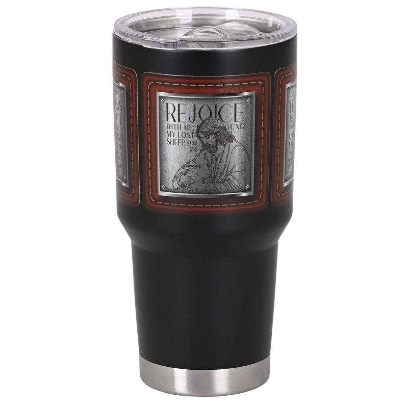 Gobelet Jésus Scriptures noir 30 oz