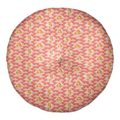 Coussin de sol Katelyn Elizabeth Koi