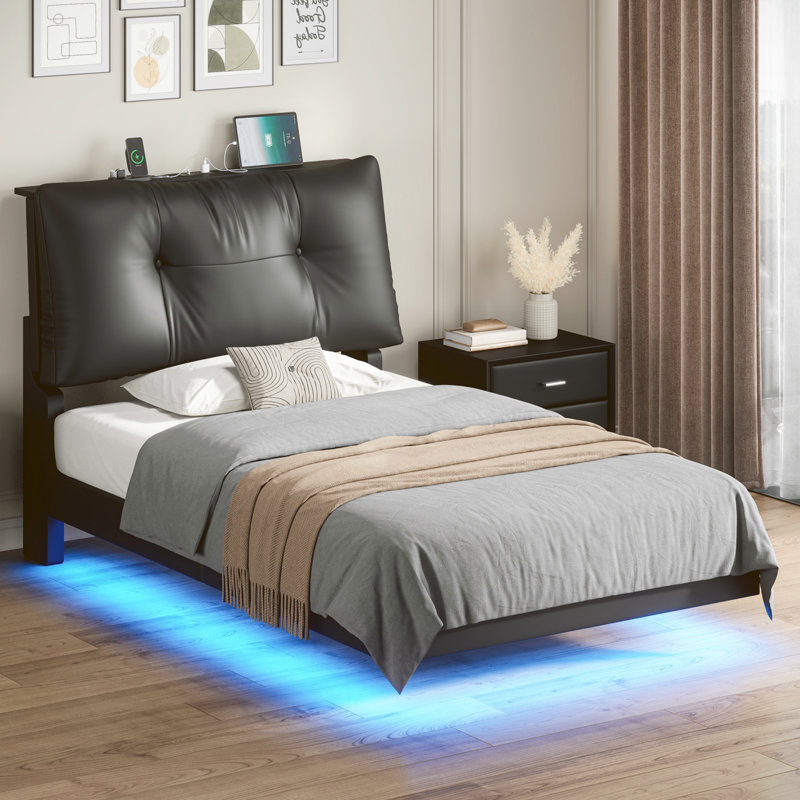 Floating Bed Frame, Twin
