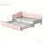 Upholstered L-Shaped Upholstered Daybed with Pop Up Trundle-315852228