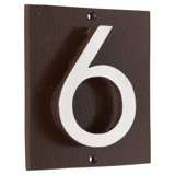 Floating 1-Line Wall Address Plaque