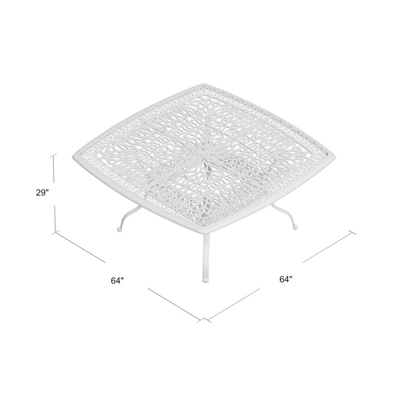 Lebanon 64'' Square Dining Table