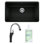 Precis 30" L x 18" W Undermount Kitchen Sink with Faucet & Sink Cleaner