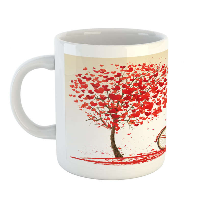 Tasse à café romantique tree