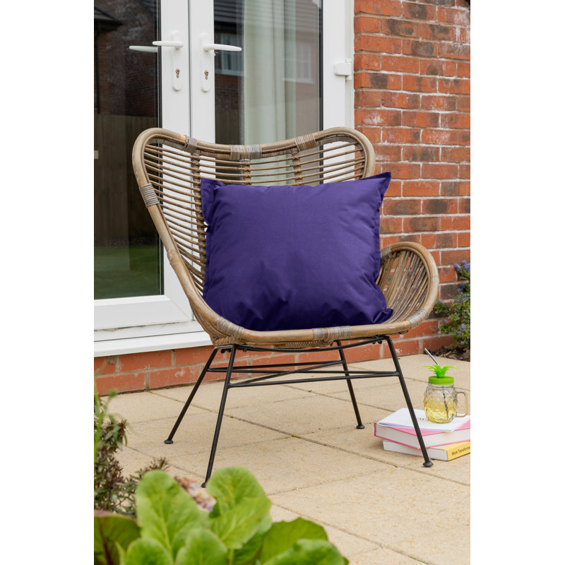 Indoor / Outdoor Square Cushion, Yellow, Square 60cm