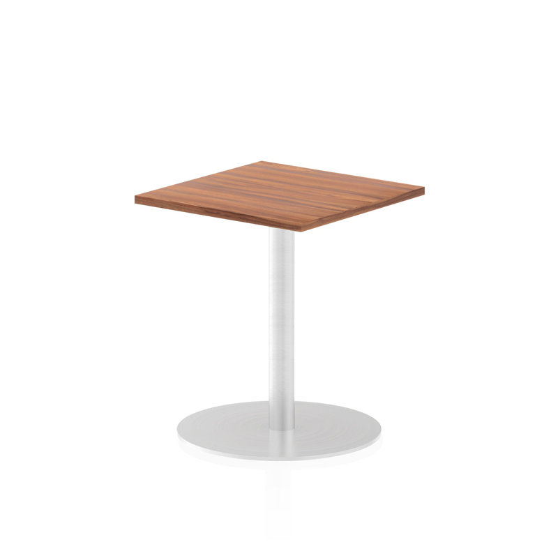 Leroya 60cm Rectangle Conference Table, Walnut, 72.5cm H x 60cm W x 60cm D