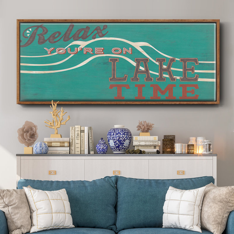 Cabin Life Collection H-, toile encadrée, H 24 po x l 60 po
