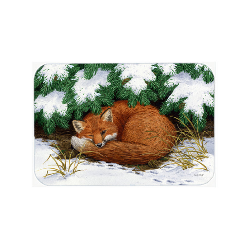 Planche à découper en verre Naptime Fox