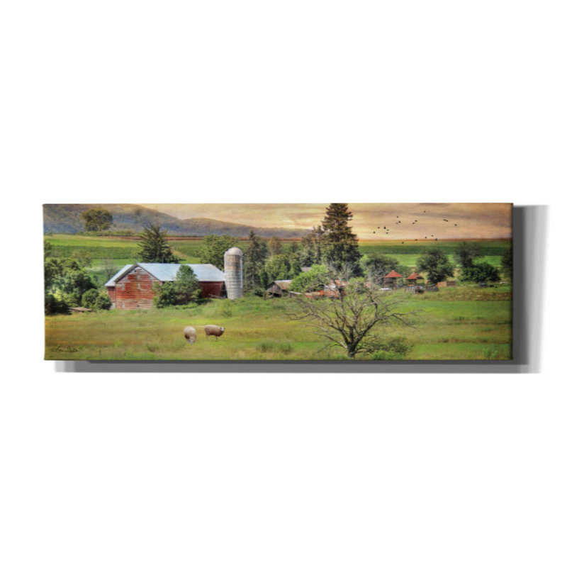 «Grazing drap» par Lori Deiter, impression sur toile tendue, L 60 po x H 20 po