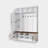 Hall Tree 55'' Wide with Bench and Shoe Storage-433129860