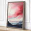 Mountains at Sunrise Minimalist 1 Piece Wrapped Canvas Wall Art-1792066377-1792066391