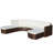 Warrington 4 Pieces Sectional Seating Group with Cushions-414213378