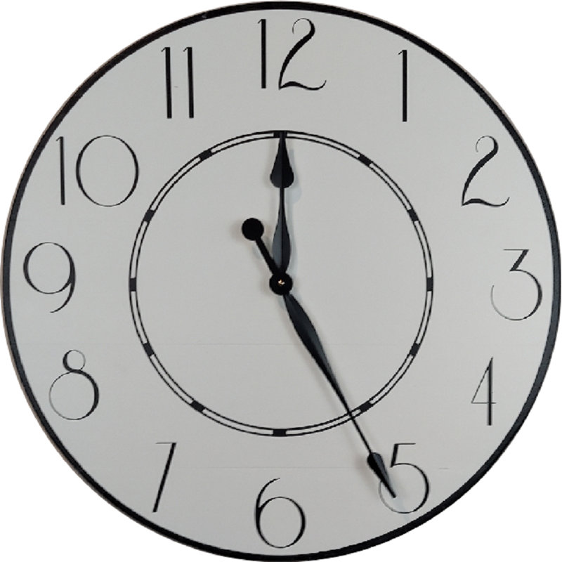 Inasia Wood Wall Clock, Medium