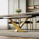 Edora 62.99'' to 94.48" Extendable Rectangular Sintered Stone Dining Table for 8-10