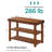 Mercidieu Bamboo Bench-1189998237