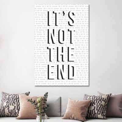 Just The Beginning - Wrapped Canvas Print