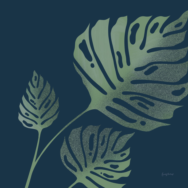 Monstera I by Becky Thorns - Wrapped Canvas Painting, 51cm H x 51cm W