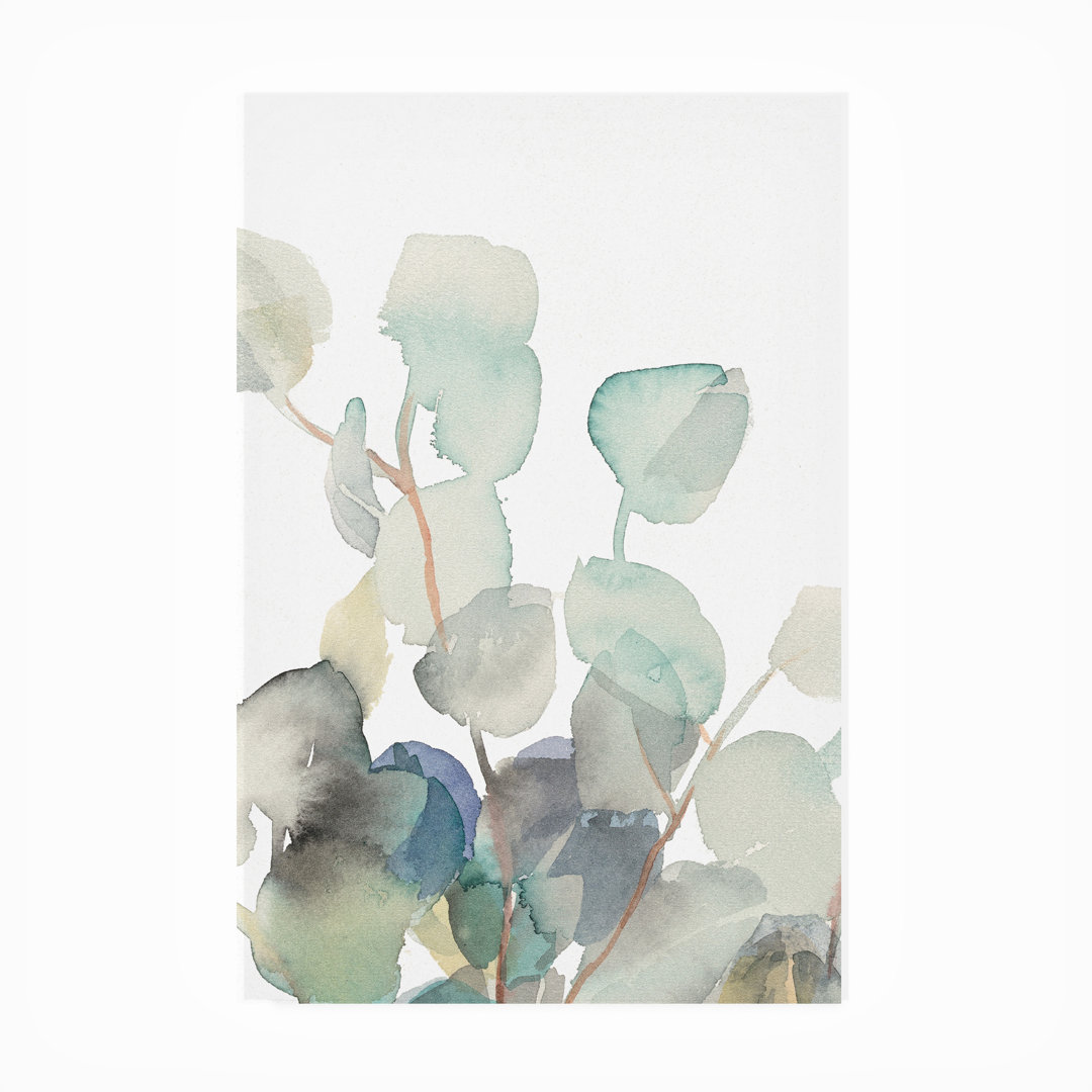 Danhui Nai 'Eucalyptus III White Crop' All-Weather Canvas Plants & Flowers Wall Decor Red Barrel Studio® 