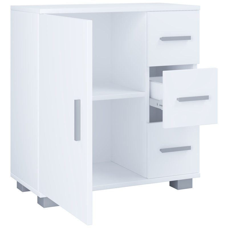 Sayaan Bathroom Cabinet, White
