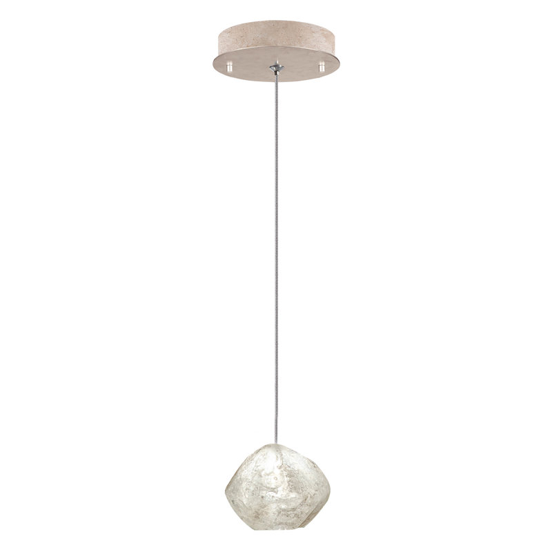 Luminaire suspendu rond 5,5 po Natural Inspirations, Doré
