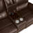 Joela Leather Console Loveseat W/ Dual Recliners-94566795-99357963