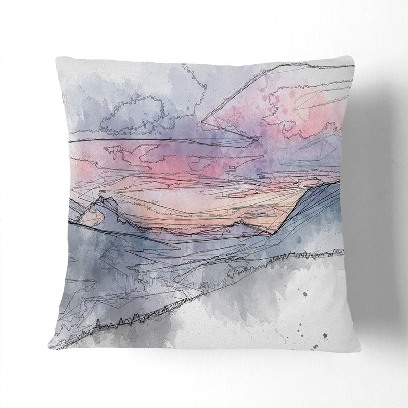 Square Throw Cushion, 55cm H x 55cm W x 20cm D
