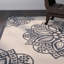 Tapis d'intérieur / extérieur floral Vondrus Performance-15995206