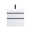 Meuble-lavabo mural VELA de 24 po avec lavabo en acrylique intégré, 2 tiroirs à fermeture en douceur, armoire flottante pré-assemblée-126528362-126528361