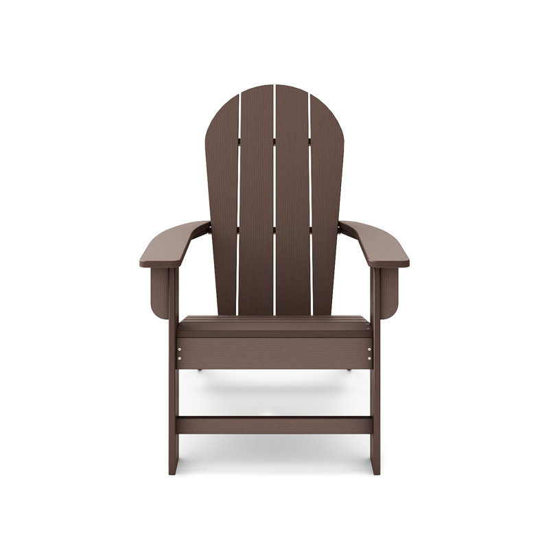 Chaise en bois brun - Pour une expérience de jardin relaxante pour le confort du patio Conception ergonomique et accessoires en acier inoxydable
