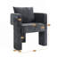 Chaise en chenille à 3 pieds-396727802