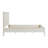 Arden Solid Wood Panel Bed - Queen, White Driftwood-87732040-87732042