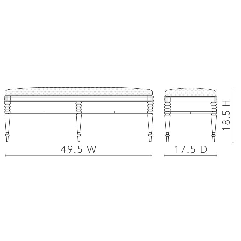 Lawrence Bench, Almond